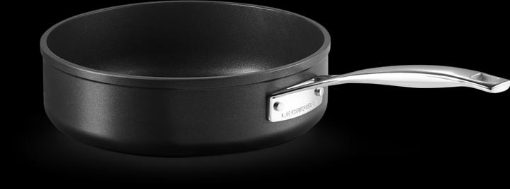 Produktbild Le Creuset 51110240010002 Aluminium-Antihaft Sautépfanne 24cm, Anthrazit/Silber (24 cm, Pfannenset + Topfset, Aluminium)