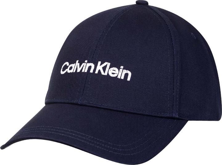 Produktbild Calvin Klein Herren Double Line Embro Bb Baseball Cap, Ck Navy, Einheitsgrösse