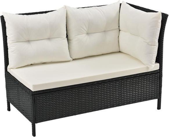 Image du produit Juskys Lounge en poly rotin Manacor avec salon de jardin