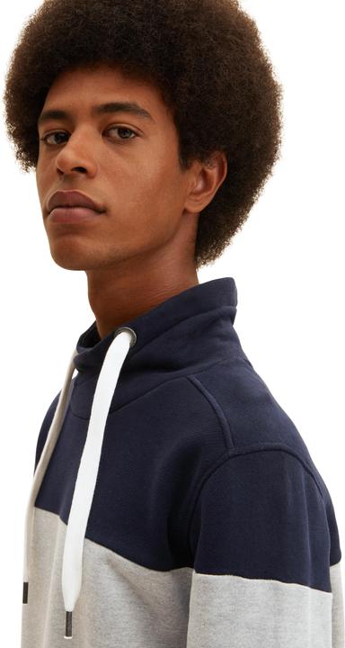 Produktbild Tom Tailor Sweatshirt Colour Blocking Pullover ohne Kapuze (M)