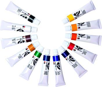 Immagine prodotto Marabu Assortimento di acrilico per artisti (Viola, Bianco, Marrone, Rosso, Oro, Nero, Blu, Blu scuro, Verde chiaro, Giallo, Verde, Rame, Arancia, 12 ml)
