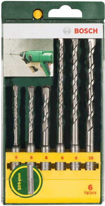 Immagine prodotto Bosch Zubehör Set di trapani a percussione (5 mm, 6 mm, 8 mm, 10 mm)