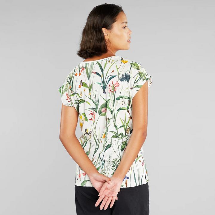Produktbild Dedicated T-shirt Visby Flower Field Off-White XS (XS)