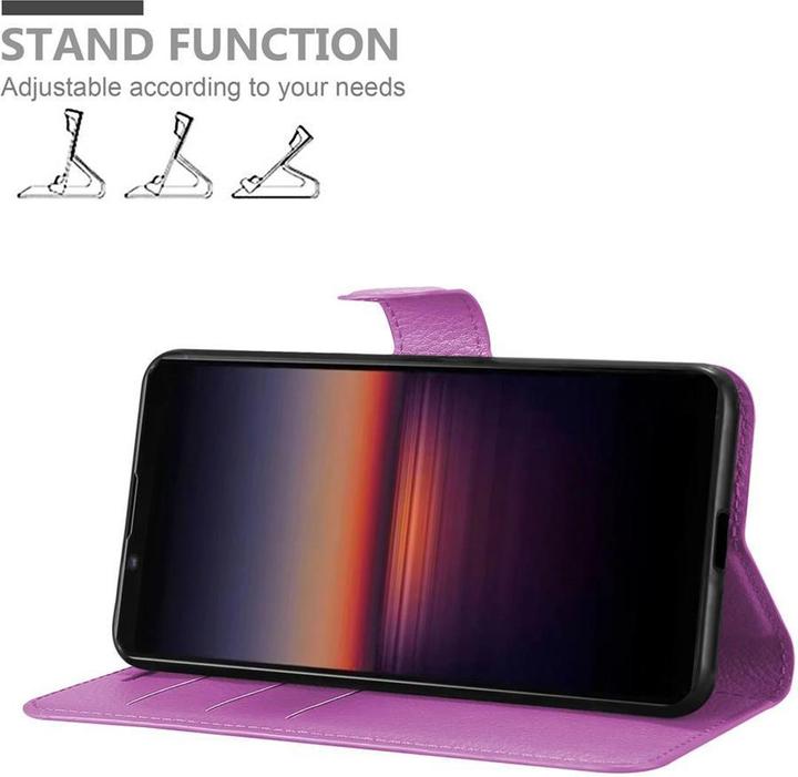 Actual product image Cadorabo Book with stand function cover (Sony Xperia 1 II)