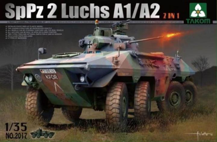 Actual product image Takom Bundeswehr SpPz 2 Luchs A1/A2 2 in 1