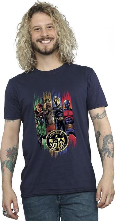 Immagine prodotto Maglietta Black Adam JSA Gold Badge Uomo (XL)