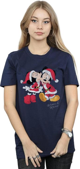 Image du produit Disney - T-shirt MICKEY AND MINNIE CHRISTMAS KISS - Femme (3XL)