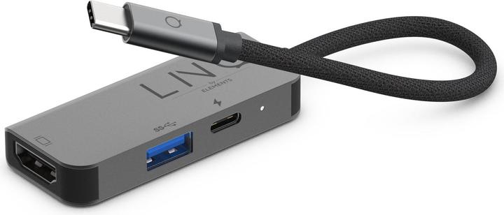 Actual product image LINQ Connects 3in1 USB-C Multiport Hub (USB-C, 1 Ports)