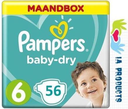 Pampers Höschenwindeln (Gr. 6, Tragepack, 56 Stück)