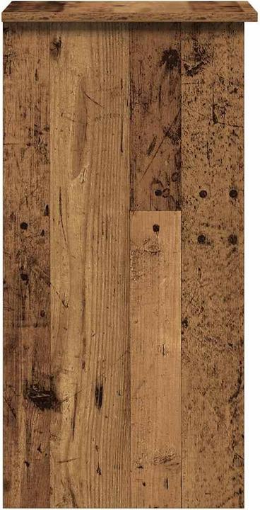 Image du produit VidaXL Bureau avec étagère imitation vieux bois 84x40x78cm bois composite Table de bureau