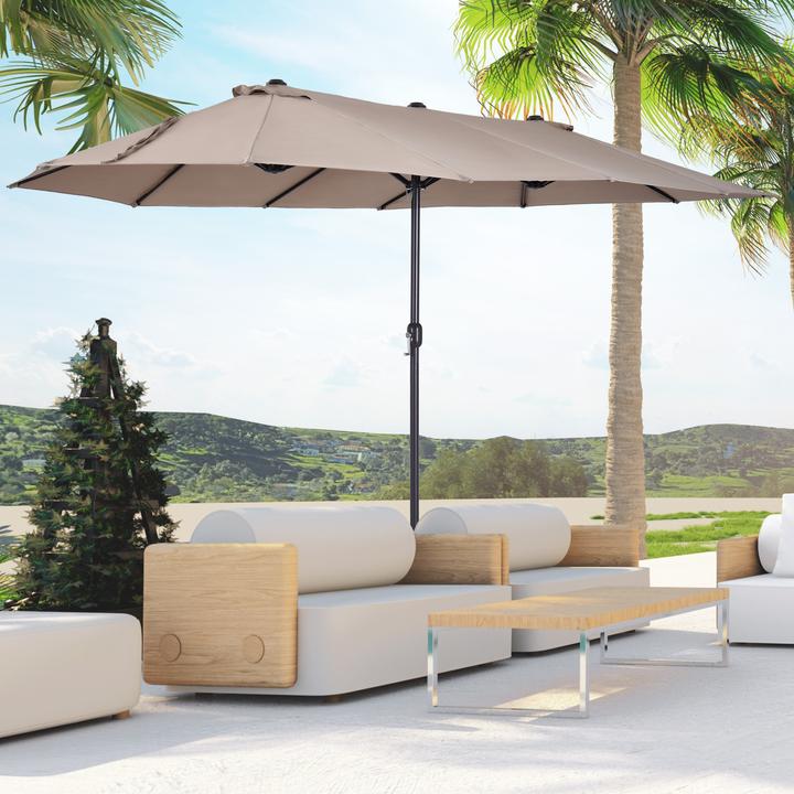 Image du produit Outsunny Parapluie de marché avec manivelle (2.70 m)
