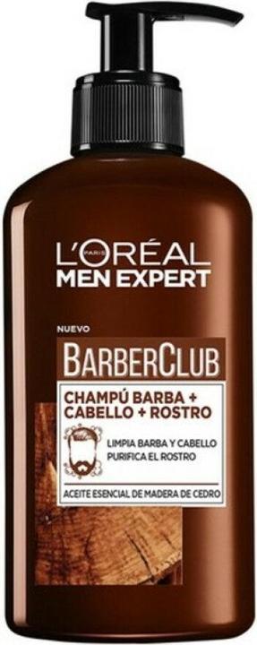 L'Oréal Paris MEN EXPERT BARBER CLUB champú barba-rostro-cabello 200 ml (200 ml)