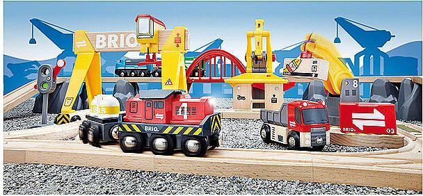 Actual product image Brio set with railway tracks Railway Deluxe, 33097