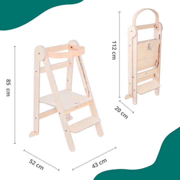 Actual product image MamaToyz Folding learning tower