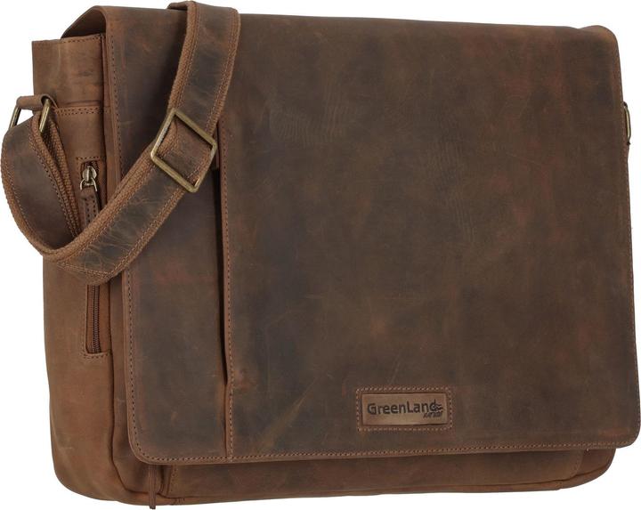 Image du produit Greenland Nature Montenegro Messenger Cuir 40 cm Compartiment pour ordinateur portable