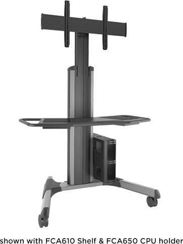 Actual product image Chief FUSION Large Manual Height Adjustable Mobile Cart LPAUS - Cart - for TV - syllable