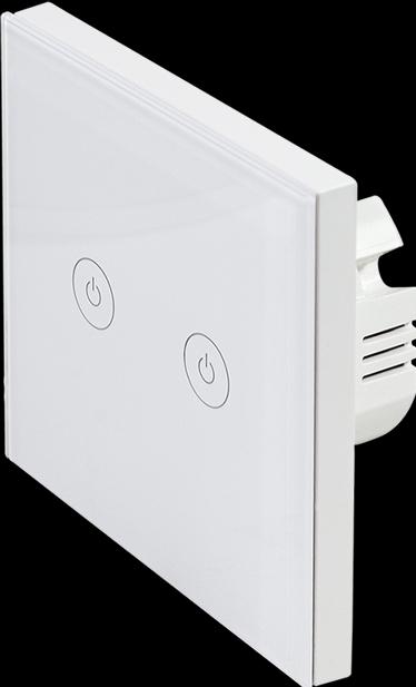 Produktbild LogiLink Smart Home Wi-Fi Wall Switch 2-Fold
