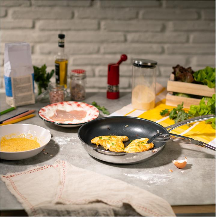 Produktbild Kuhn Rikon Allround Bratpfanne (24 cm, Bratpfanne, Edelstahl)