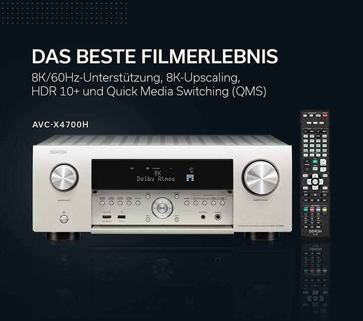 Actual product image Denon AVC-X4700H (9.2 Channel)