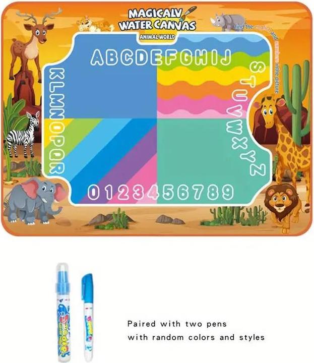 Produktbild Activity Board Wiederverwendbare magische Doodle-Matte und Aquarell-Leinwand - bringt Kindern sorglosen Malspass