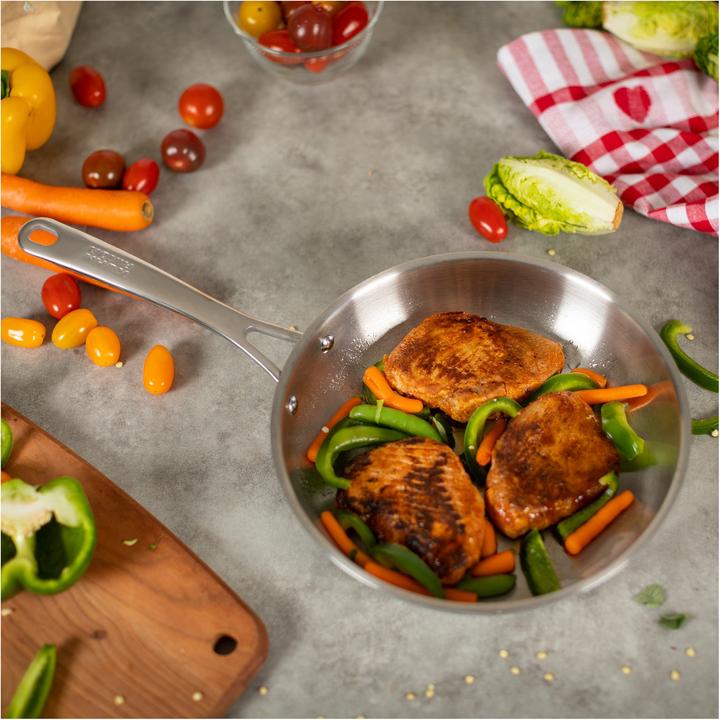 Actual product image Kuhn Rikon Allround (24 cm, Frying pan, Stainless steel)