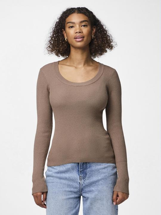 Actual product image Pieces Pcmira Ls U-Neck Knit Noos Bc (XS)