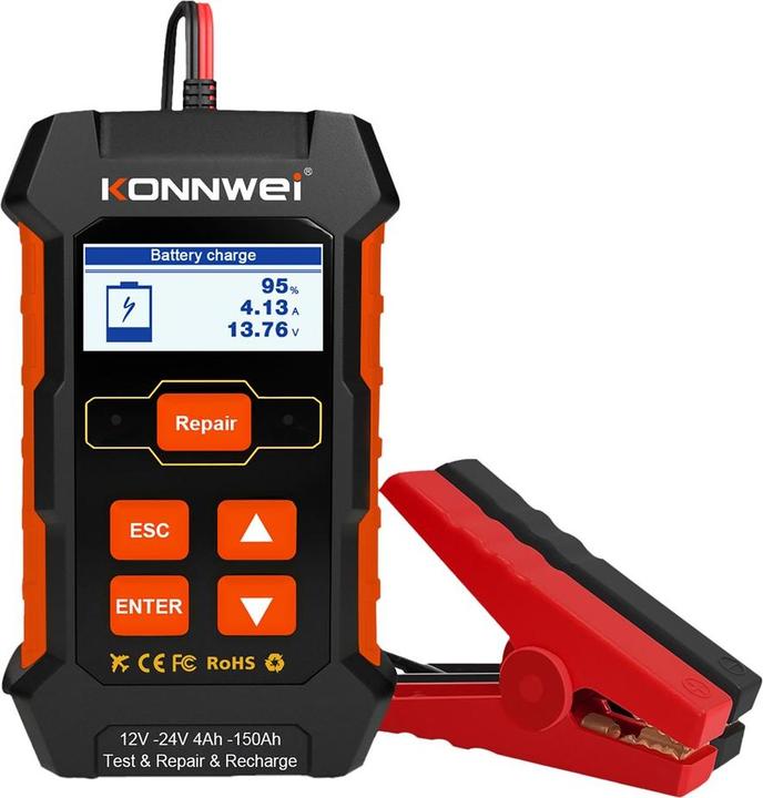 Produktbild Konnwei Gleichrichter, Batteriemessgerät 520 (12V, 24V, 10 A)