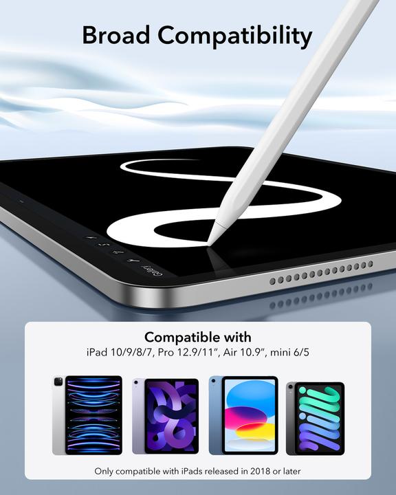 Actual product image ESR Digital Pencil Magnetic iPad