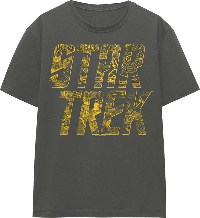Actual product image Unisex Adult Schematic Logo T-Shirt (L)