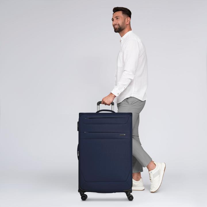 Produktbild Worldpack Chicago 4 Rollen Trolley L 78 cm mit Dehnfalte (95 l, XL (ab 115l))