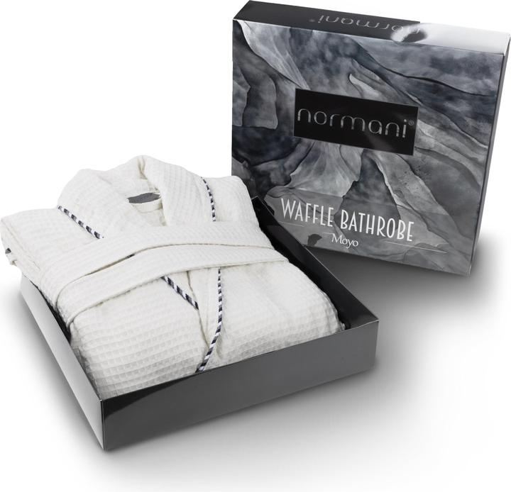 Produktbild Normani Herren Bademantel Waffelpique Moyo (S/M)