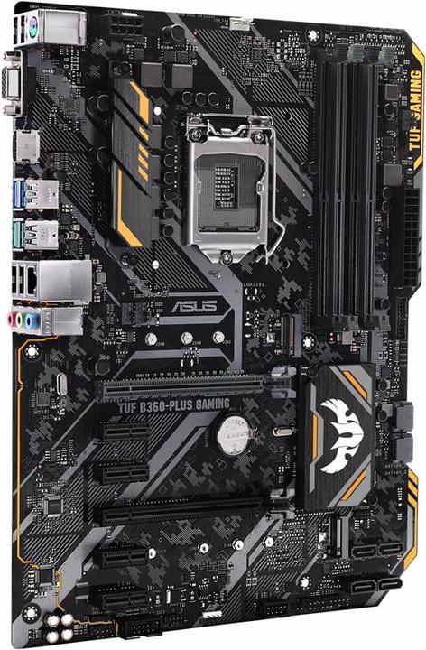 Produktbild ASUS Tuf B360-Plus Gaming (LGA 1151, Intel B360, ATX)