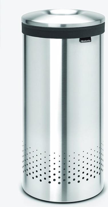 Brabantia Boîte à linge avec couvercle en acier inoxydable (35 l)