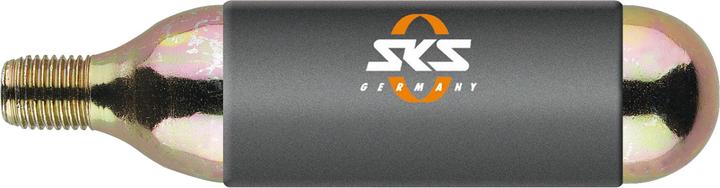 SKS CO2-Patrone 24 g mit Gewinde offen (CO2-Ersatzkartuschen)