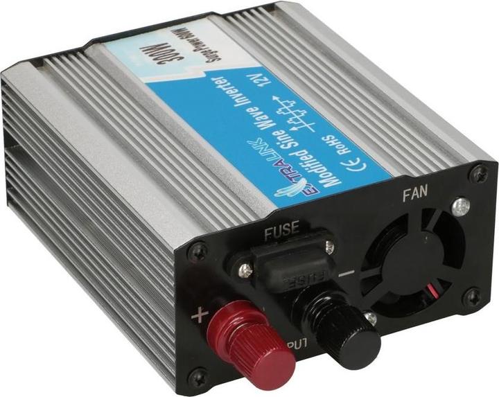 Produktbild Extralink CAR VOLTAGE CONVERTER -,, MODIFIED SINUS OPIM-300W power adapter/inverter Auto Metallic