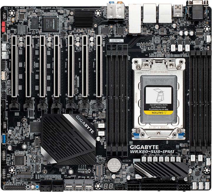 Image du produit Gigabyte WRX80-SU8-IPMI (sWRX8, AMD WRX80, SSI CEB)