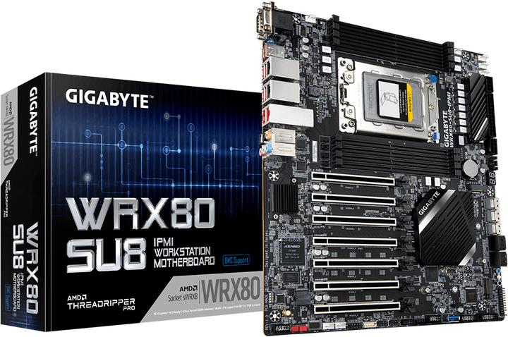 Image du produit Gigabyte WRX80-SU8-IPMI (sWRX8, AMD WRX80, SSI CEB)