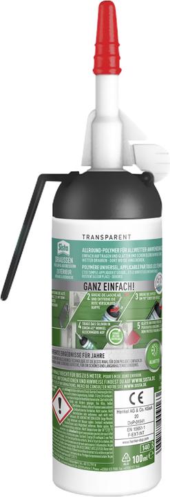 Immagine prodotto Sista Riempimento e ritocco all'aperto trasparente (0.18 kg, Trasparente, 100 ml)