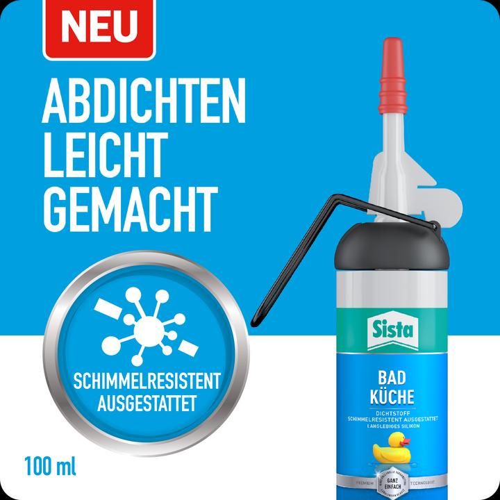 Actual product image Sista Bathroom + Kitchen white (0.24 kg, White, 100 ml)