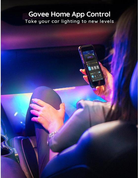 Image du produit Govee Éclairage intérieur de voiture, RGBIC