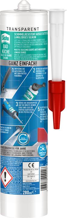 Actual product image Sista Bathroom + Kitchen transparent (0.35 kg, Transparent, 280 ml)