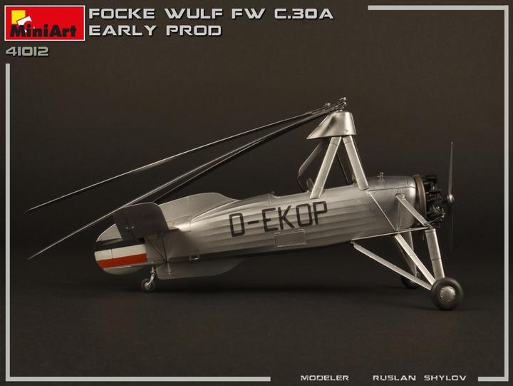 Actual product image Mini art Focke-Wulf Fw C.30A Locust. Early Prod