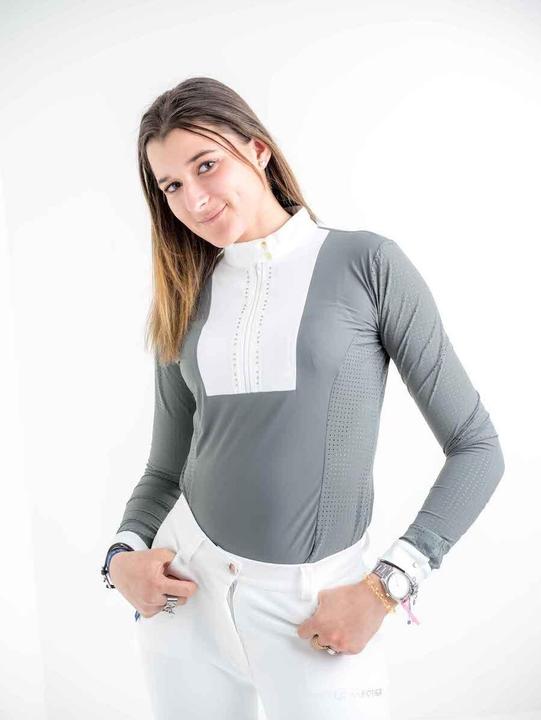 Immagine prodotto Le Sabotier polo da equitazione a maniche lunghe da alba (40)