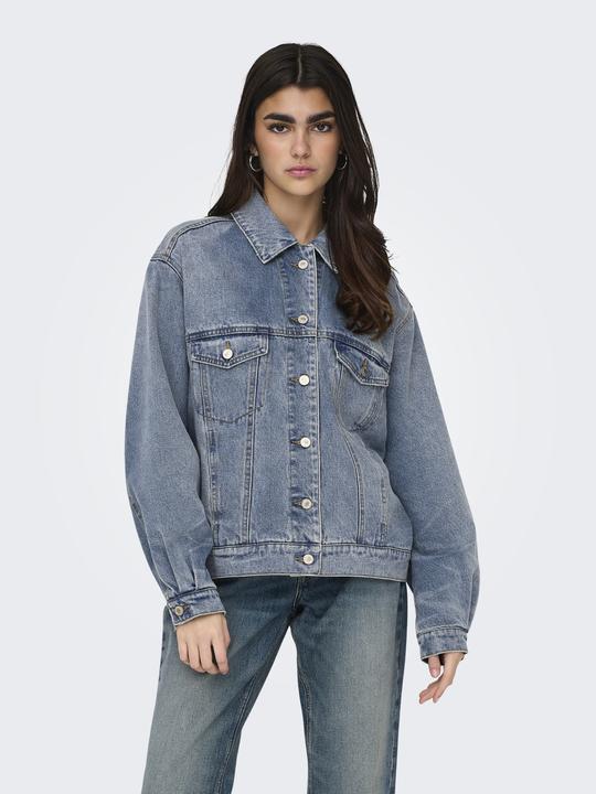 Image du produit Only Fly-Away col manches avec bouton Veste en jean (M)