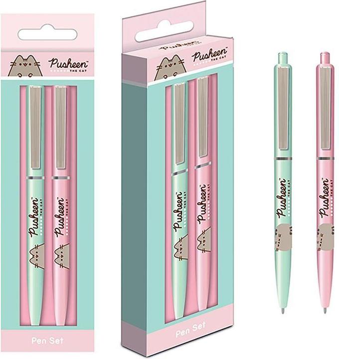 Actual product image Pusheen Biros set Botanical set 2-pack (Brown, Green, Pink, 2 x)