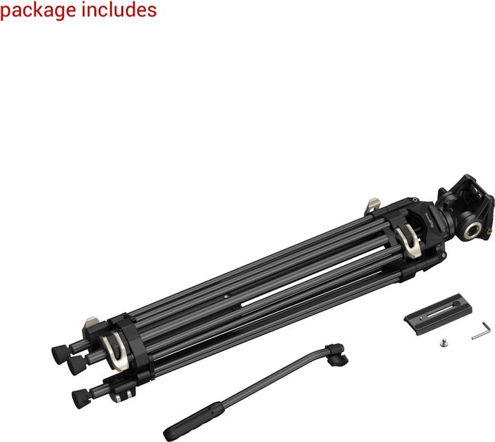 Actual product image SmallRig AD-01 high-performance fluid head stand (Metal)