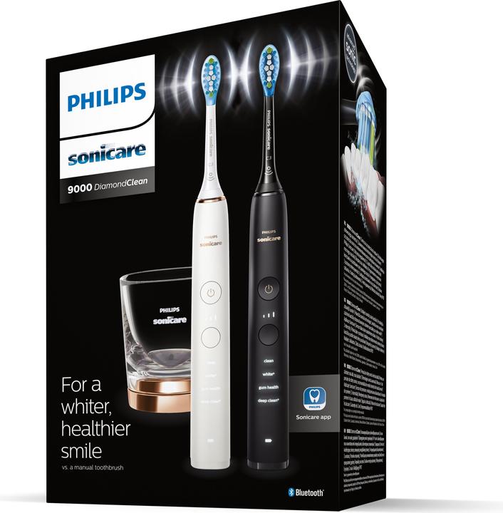 Produktbild Philips Sonicare DiamondClean 9000 Doppelpack (Schallzahnbürste)
