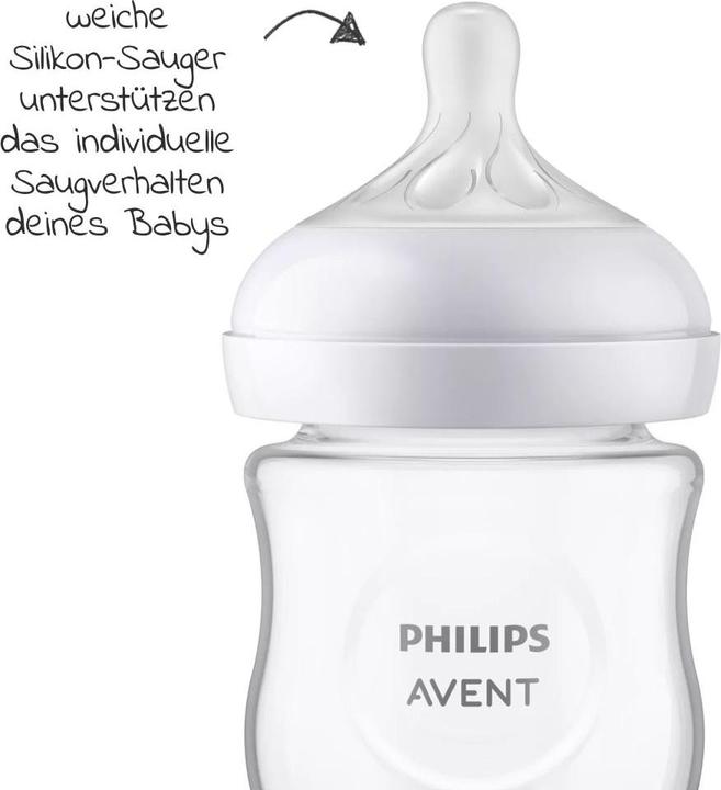 Actual product image Philips Avent Glass bottle (120 ml)