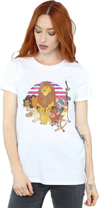 Actual product image Disney Womens/Ladies The Lion King Pride Family Cotton Boyfriend T-Shirt (M)
