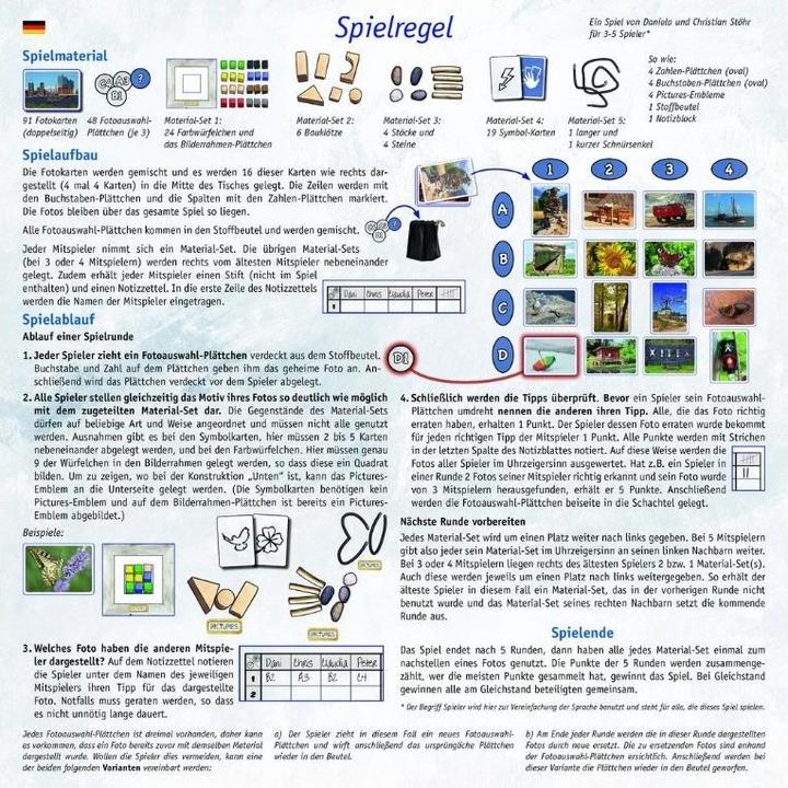 Actual product image Pictures (German, English)